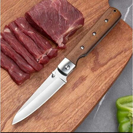Gerber Japon Katlanır Şef Bıçağı Et ve Ekmek Bıçağı
