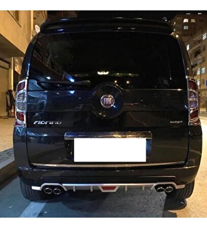 Fiat Fiorino uyumlu arka tampon altı difüzör Siyah tüm modeller