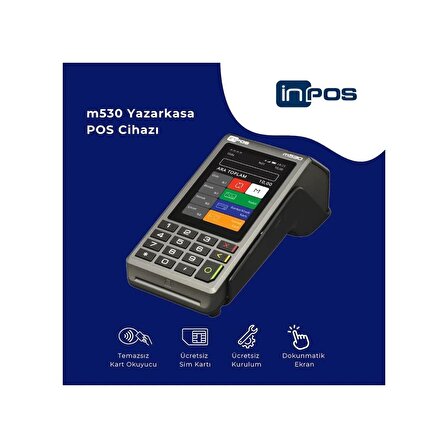 inPos m530 Yazarkasa Pos (Temassız ve QR Özellikli) - 2G