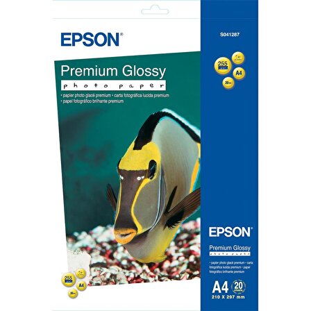 Epson Premium Glossy A4 Fotoğraf Kağıdı 255gr/m² 20 Yaprak S041287