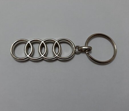 Audi 3D Metal Anahtarlık. Çift Taraflı
