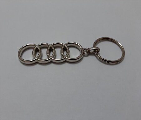Audi 3D Metal Anahtarlık. Çift Taraflı