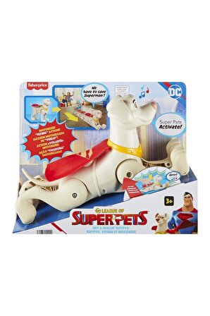 Oyuncak Süperman Köpeği Sesli Superman Figür Köpek Dc League Of Super Pets
