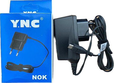 Y.N.C NOK Micro USB Şarj Aleti Siyah
