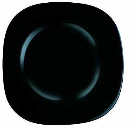 Luminarc Carine Noir Siyah Yemek Tabağı 21cm 6lı Set