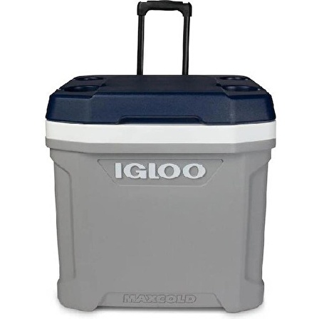 Igloo 62 Qt Maxcold Latitude Tekerlekli Buzluk 58 Litre-Lacivert-Gri