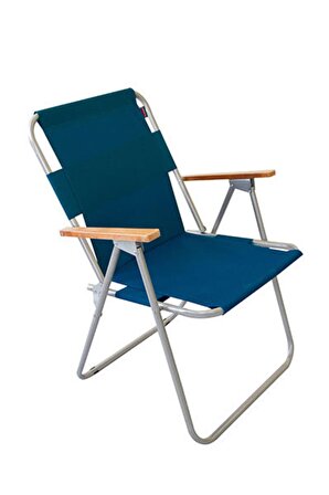 Bofigo Katlanır Sandalye Kamp Sandalyesi Balkon Sandalyesi  Piknik ve Bahçe Sandalyesi Mavi