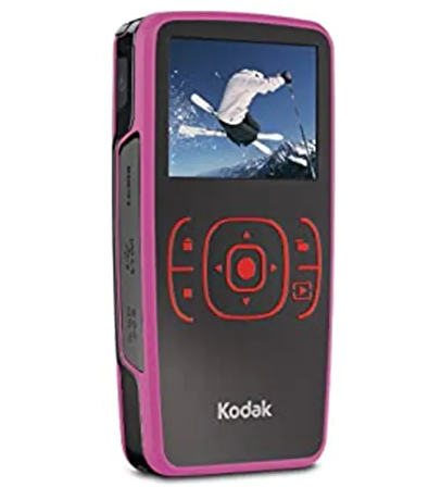 Kodak Zx1 2" Lcd Hd Dijital Pocket Video Kamera Pembe