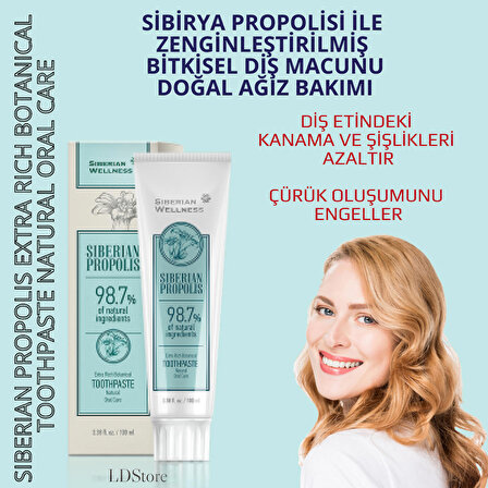 SIBERIAN PROPOLIS EXTRA RICH BOTANICAL TOOTHPASTE NATURAL ORAL CARE