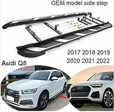 Audi Q7 yan basamak koruma 2015+ oem tip