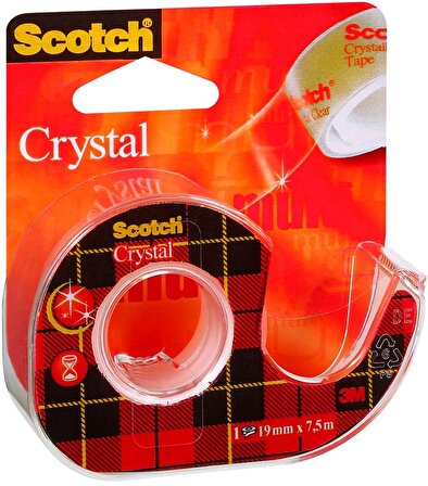 Scotch 6-1975D Kristal Bant Kesicili 19 mm x 7 5 mt
