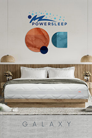 Noa Yatak GALAXY Power Sleep Örme Yıkanabilir Kumaşlı Ultra Ortopedik Visco Sünger Yatak 140x200