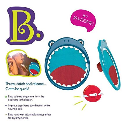 B Toys Köpek Balığı Cırt Cırtlı Top Yakalama Oyunu