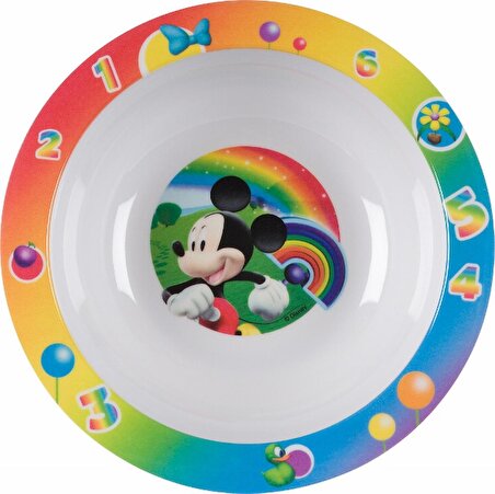 Kbobaby Disney Mickey Renkler Çocuk Yemek Kasesi