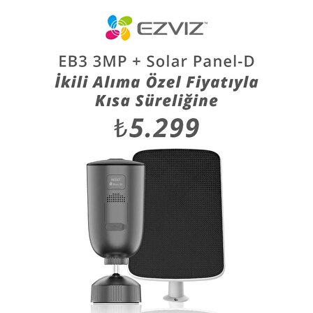 Ezviz EB3 3MP + Solar Panel D Kit