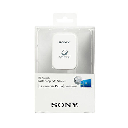 Sony CP-AD2 Hızlı Şarj Aleti Beyaz