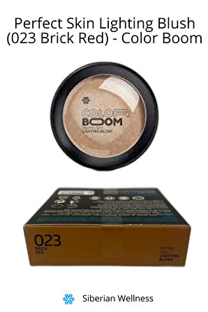 COLOR BOOM - Perfect Skin LIGHTING BLUSH (023 - BRICK RED)