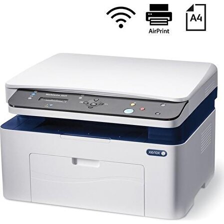 Xerox WorkCentre 3025BI Wifi + Fotokopi + Tarayıcı Çok Fonksiyonlu Lazer Yazıcı