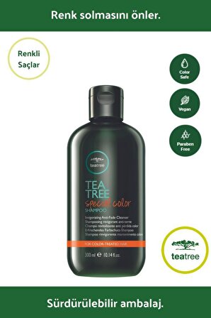 Paul Mitchell Special Color Boyalı Saçlar İçin Parlaklık Verici Çay Ağaçlı Şampuan 300 ml