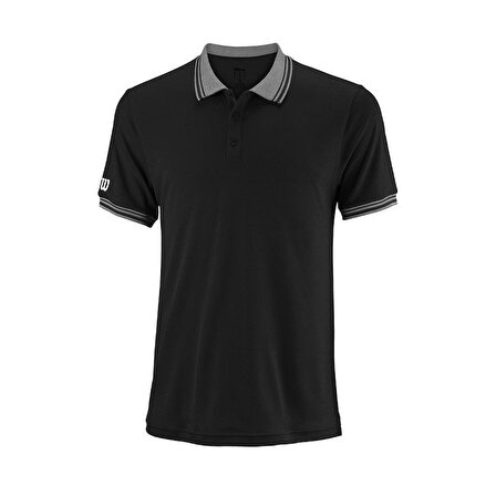 Wilson Polo Team Siyah Erkek Tenis T-Shirt wra765402