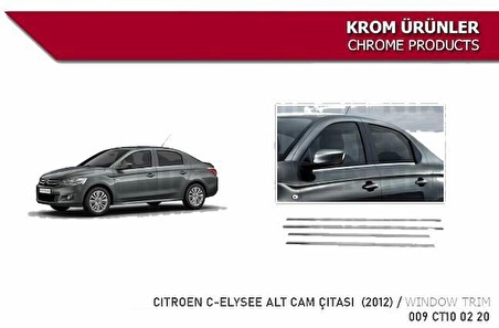 Citroen c-elysee alt cam citasi 2012 Sonrası modeller