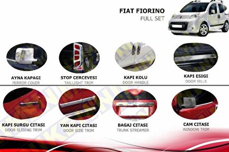Fiat fiorino full krom set 2008 Sonrası Niken
