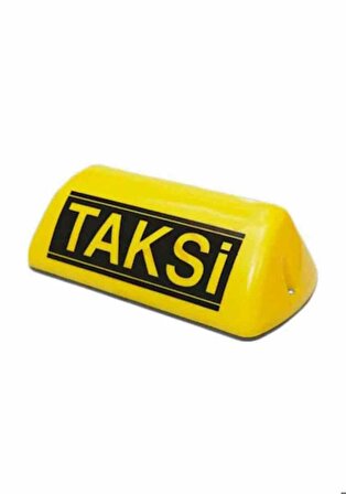 Taksi Levhası Camı Sarı (Yazısız Model)