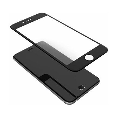 NANO Teknoloji Cam İPHONE 6 Plus Siyah Kırılmaz Cam Ekran Koruma