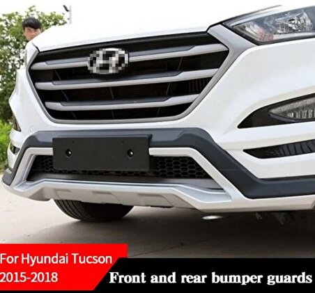 Hyundai tucson ön tampon koruması difüzör 2015-2018 arası (makyajsız kasa)