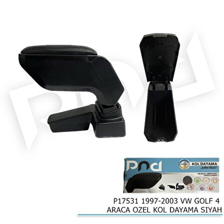 Vw Golf 4 Araca Özel Kol Dayama Kolçak Siyah 1997-2003 arası modellere uyumlu