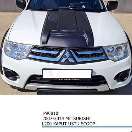 Mitsubishi L200 Kaput Şişirme Scoop 2007-2014 arası modeller