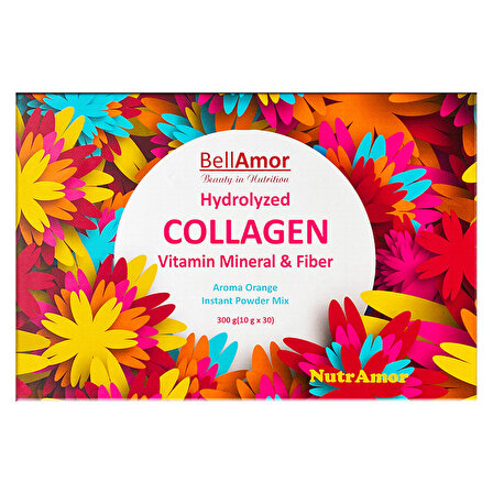 Bellamor Hidrolize Kollajen İçeceği  (Yüksek Vitamin, Mineral ve Lif İçerir)