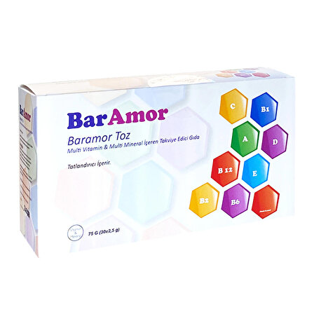 BarAmor – Vitamin & Mineral Drink (30 Günlük)