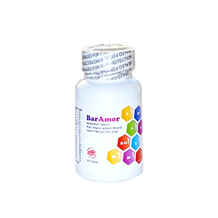 BarAmor Vitamin & Mineral Tablet (30 Günlük)