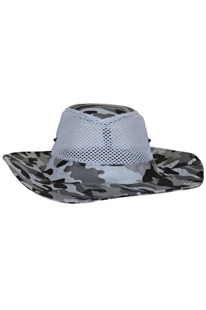 Kamuflaj Kovboy Şapkası RAR01011 Fötr Şapka