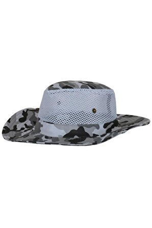 Kamuflaj Kovboy Şapkası RAR01011 Fötr Şapka
