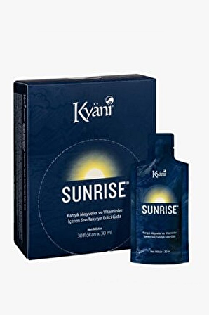 Kyani Sunrise 30'lu Paket Karışık Meyveler ve Vitaminler İçeren Takviye Edici Gıda