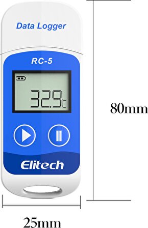 Elitech Mini Sıcaklık Kayıt Cihazı Datalogger Rc-5 Thr235