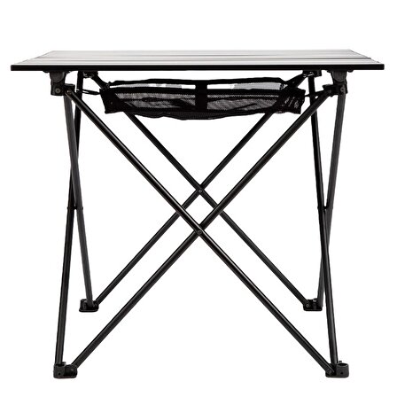 Black Katlanabilir Kamp Masası Büyük (71 x 68 x 62cm)