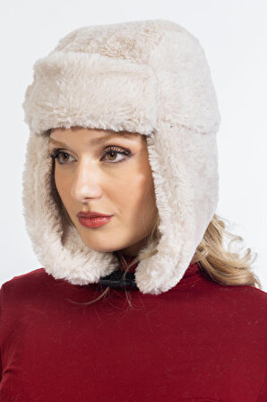 Kadın Kışlık Kilitli Şapka
