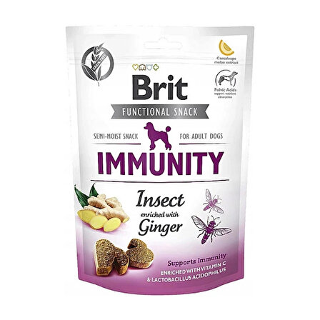 Brit Care Köpek Ödülü Immunity Zencefil ve Böcekli 150 gr
