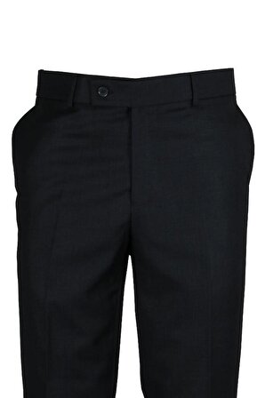 Erkek Füme Renk Kumaş Pantolon Normal Kesim RAR01187