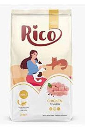 Rico Tavuklu Yetişkin Kedi Maması 15 Kg