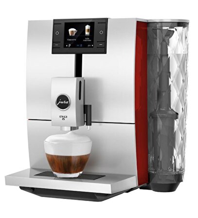 Jura Ena 8 Kırmızı Espresso & Cappuccino Makinesi