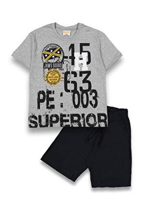 Superior Şort T-shirt Çocuk Takım