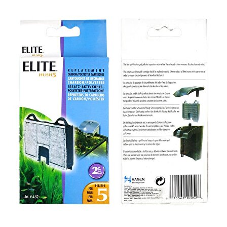 Elite Akvaryum Askı Filtre Model 5 Yedek Kartuşu