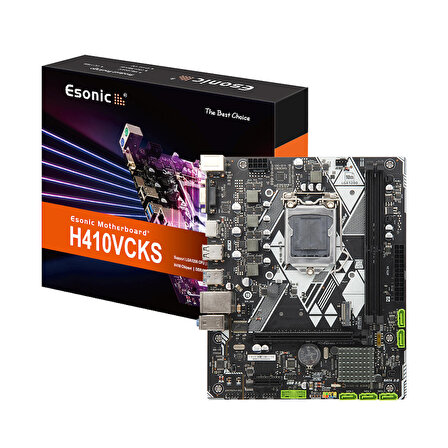 Esonic PRO H410M Intel H410 2400/2666 MHz DDR4 Soket 1200 mATX Anakart