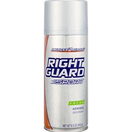 Right Guard Sport Pudrasız Erkek Sprey Deodorant 240 gr
