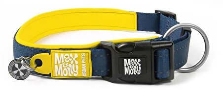 Max & Molly Smart ID Matrix Yellow Boyun Tasması Large