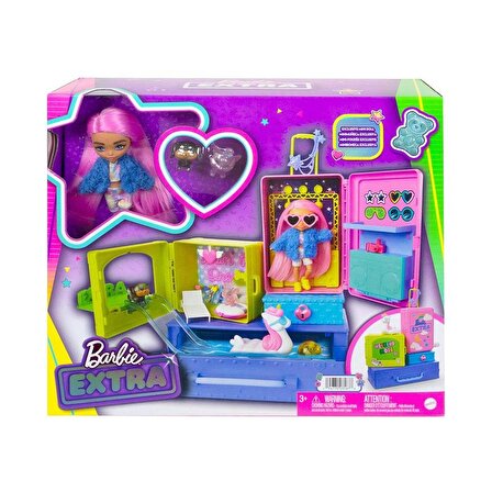 Barbie Extra, Mini Bebekler ve Hayvan Dostlarının Seyahat Macera Seti